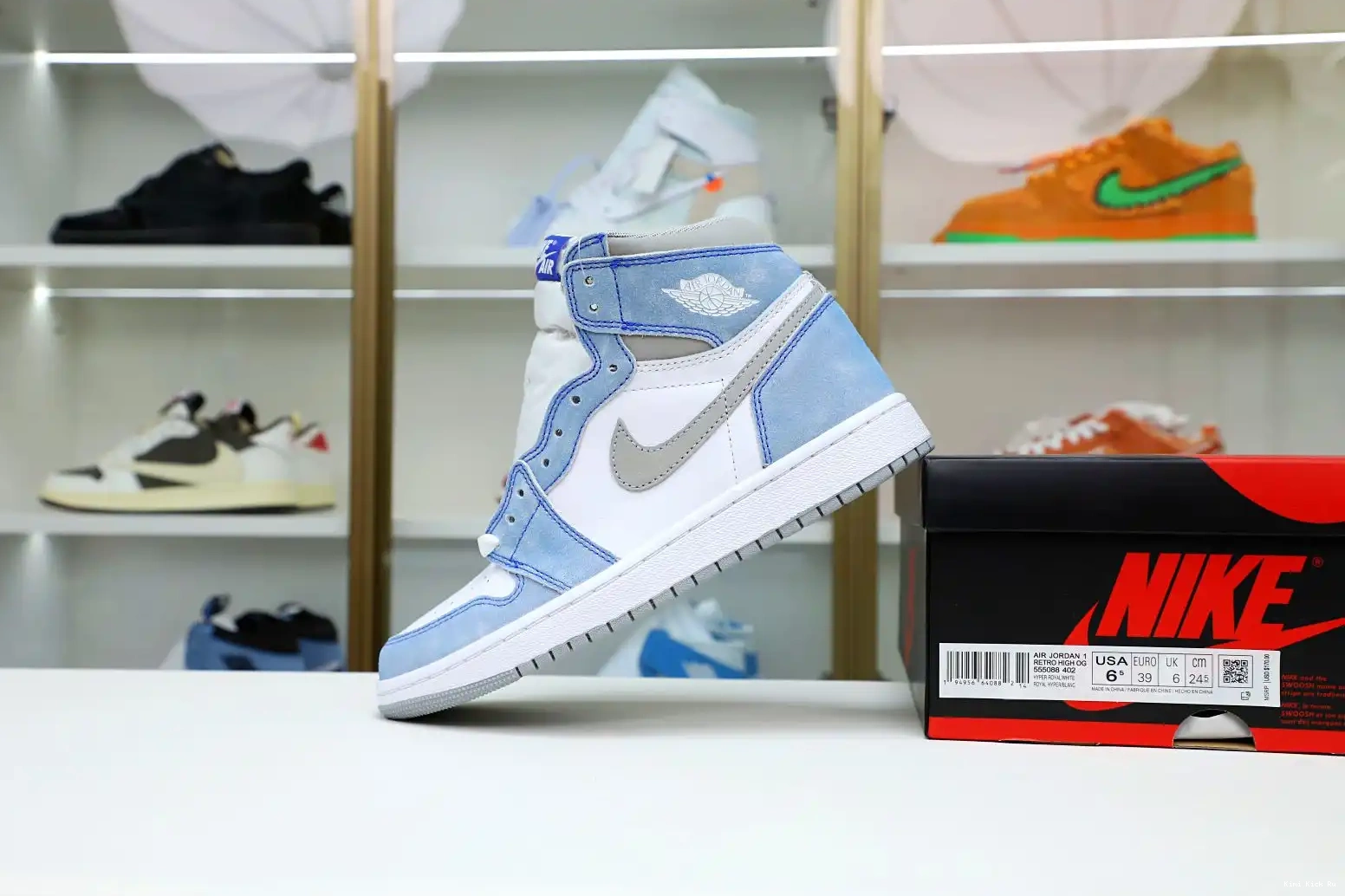 1 HIGH JORDAN 'HYPER Kimikick ROYAL' OG RETRO AIR 0802